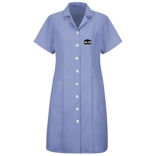 Sky Blue Janitorial Uniform Cardigan
